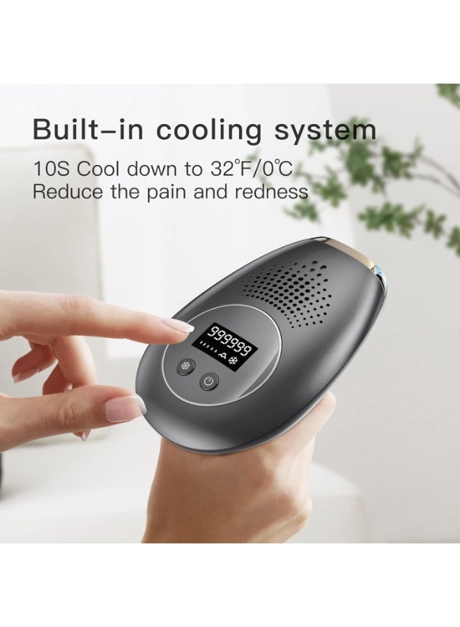 BLOOMING TIME Laser Hair Removal Device, At-Home Permanent Hair Remover with Ice Cooling for Painless & Private Use, Salon Results for Full Body (Face Legs Bikini), Salon Results at Home - Image 3